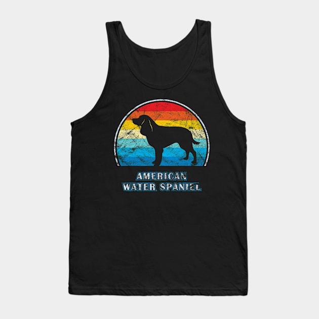 American Water Spaniel Vintage Design Dog Tank Top by millersye